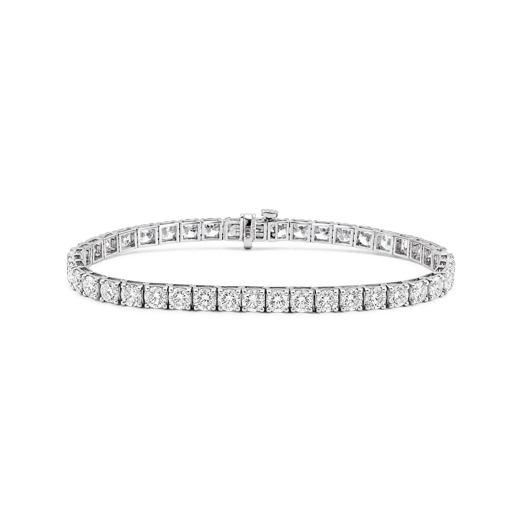 Round Brilliant Diamond Tennis Bracelet