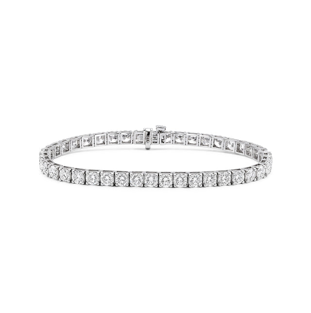 Round Brilliant Diamond Tennis Bracelet