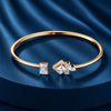 Asymmetric Multi-Shape Diamond Cuff